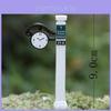 Creative Clock White Road Sign Mini Model For Home Decor And Photography Props