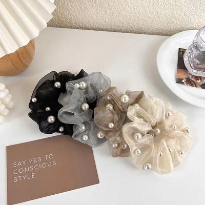 Women's Chiffon Scrunchie Jin-gu Hair Scrunchie IY-HAIRBAND3