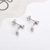 2024 Women's Electroplated Gold Earrings Set: 6-Piece European & American Style