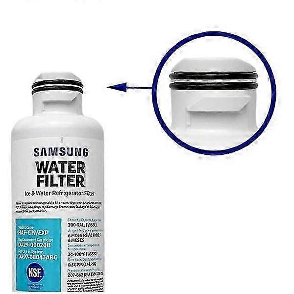 2-Pack Samsung DA29-00020B HAF-CIN/EXP Refrigerator Water Filter (2 Pieces)