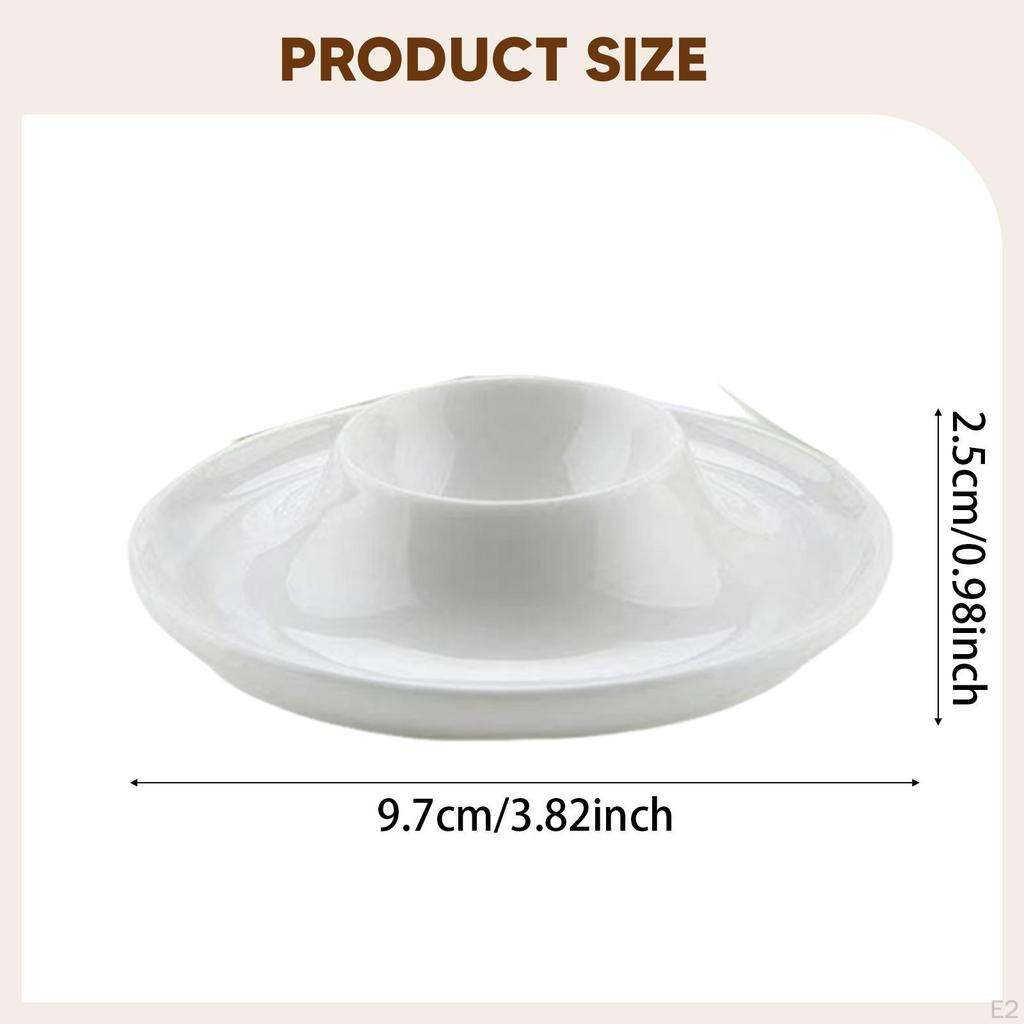 4 Decorative, Unique, Easy-to-Clean Stackable Egg Holders, Trays for Pantry, Breakfast, And