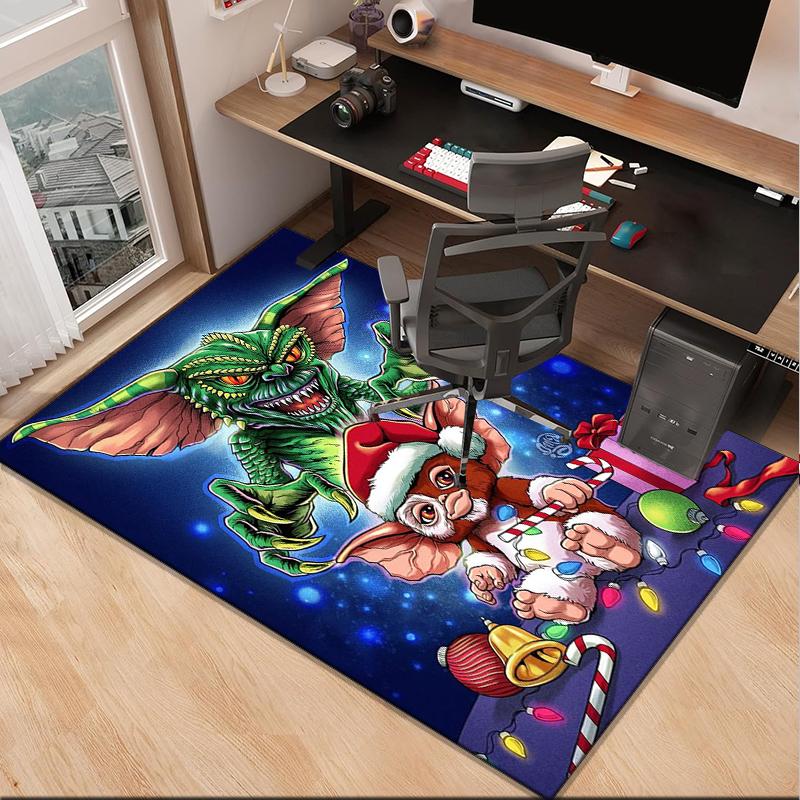 Mysterious Little Monster Office Rug Chair Mat, Game Carpet, Suitable for Front Door, Bedroom, Living Room, Desk, Holiday Gift