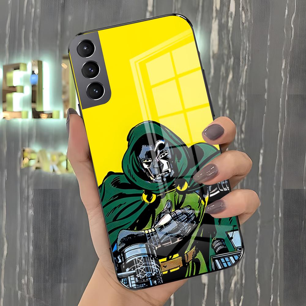 MF DOOM Rapper Phone Case For Samsung S26 S25 Plus S20 S20 Plus S22 Ultra S23 FE S21 Plus S21 Ultra Glass Cover