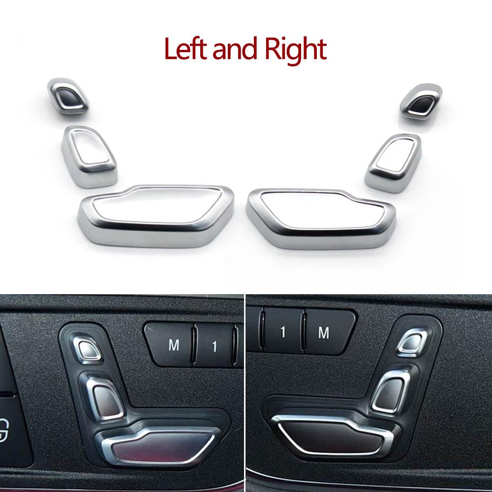 Knappskydd för justeringsknapp för nackstöd på framsätet för Benz A B C E ML GL GLE GLK CLS W204 W207 W212 W166 X204 W218 W117