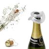 Champagne Stopper - Adhoc - Gusto - Ultra Flat - Airtight - Black Silicone