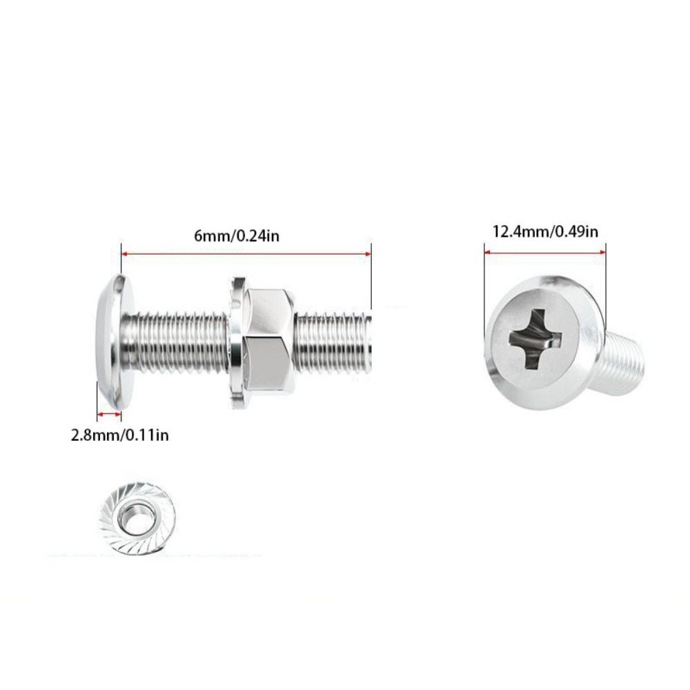 M6 M8 Hex Head Screws Lock Washers Bolts and Nut Set Multi-Purpose Allen Head Bolt  DIY Projects