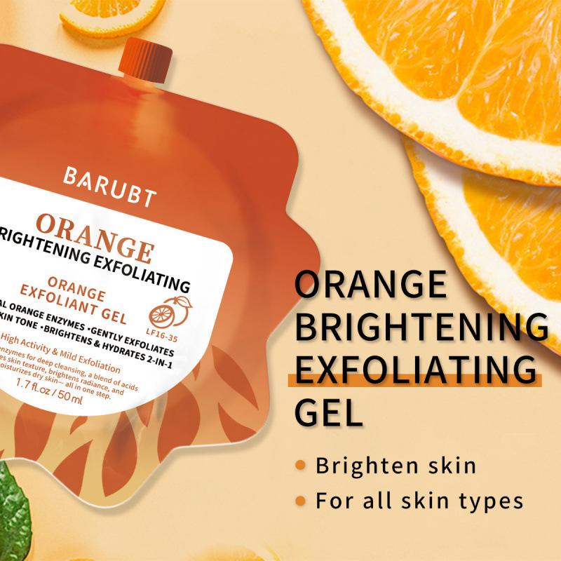 Explosive Orange Exfoliating Gel Gently Exfoliates, Even Skin Tone, Moisturizes and Brightens the Skin In Three Packs