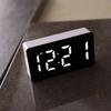 LED Electronic Watch Mirror Alarm Clock - Home Furnishings Smart Small Tools, Desk Digital Bedroom Decoration Table Accessory