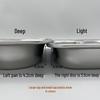 304 Stainless Steel Divided Meal Tray with Lid