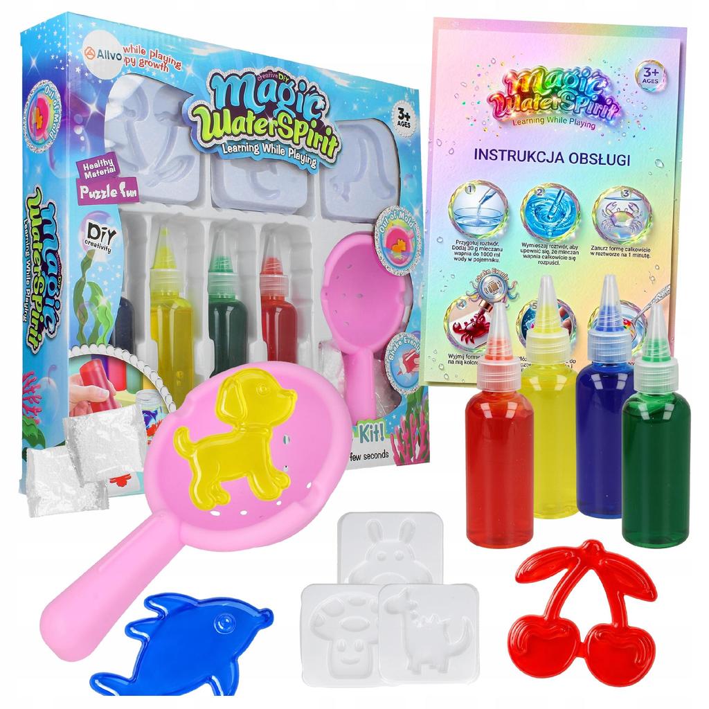 [PACZA] Creative set for children Magic Water Gel + Molds Z3420N