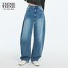 Teenie Weenie Women's Cartoon Bear Denim Pants