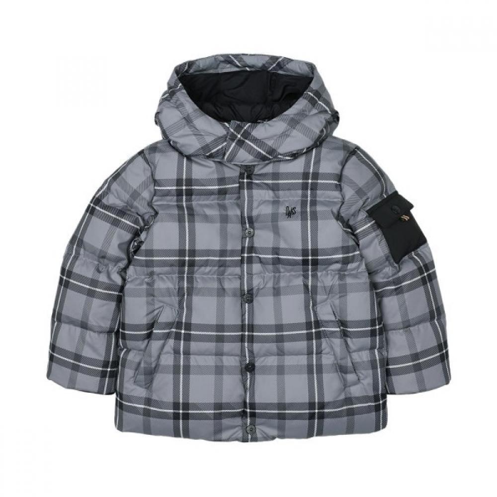  Ducks Little  Dachskies New Season Check Lightweight Down Jumper  Dtw10jn03m Gy 