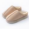 Stepping On Shit Cotton Slippers Autumn and Winter Home Indoor Warm and Comfortable Couple Fluffy Slippers Shoes