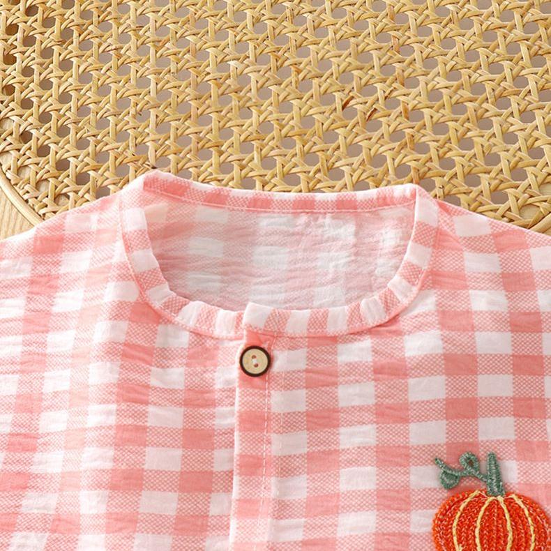 Children's Sleepwear Top Pants Spring and Autumn Two-piece Set for Boys and Girls Cloud Summer Cardigan Cartoon Home Suit Set