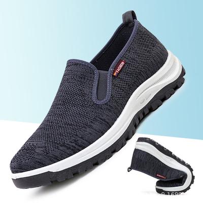 Trendy Brand Men's Shoes Spring 2025 New Breathable Versatile Sports Shoes Mesh Fly-woven Deodorant Outdoor Casual Shoes Men