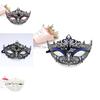 Costume Prop Mask With Metal Embellishments And Rhinestones For Halloween Party