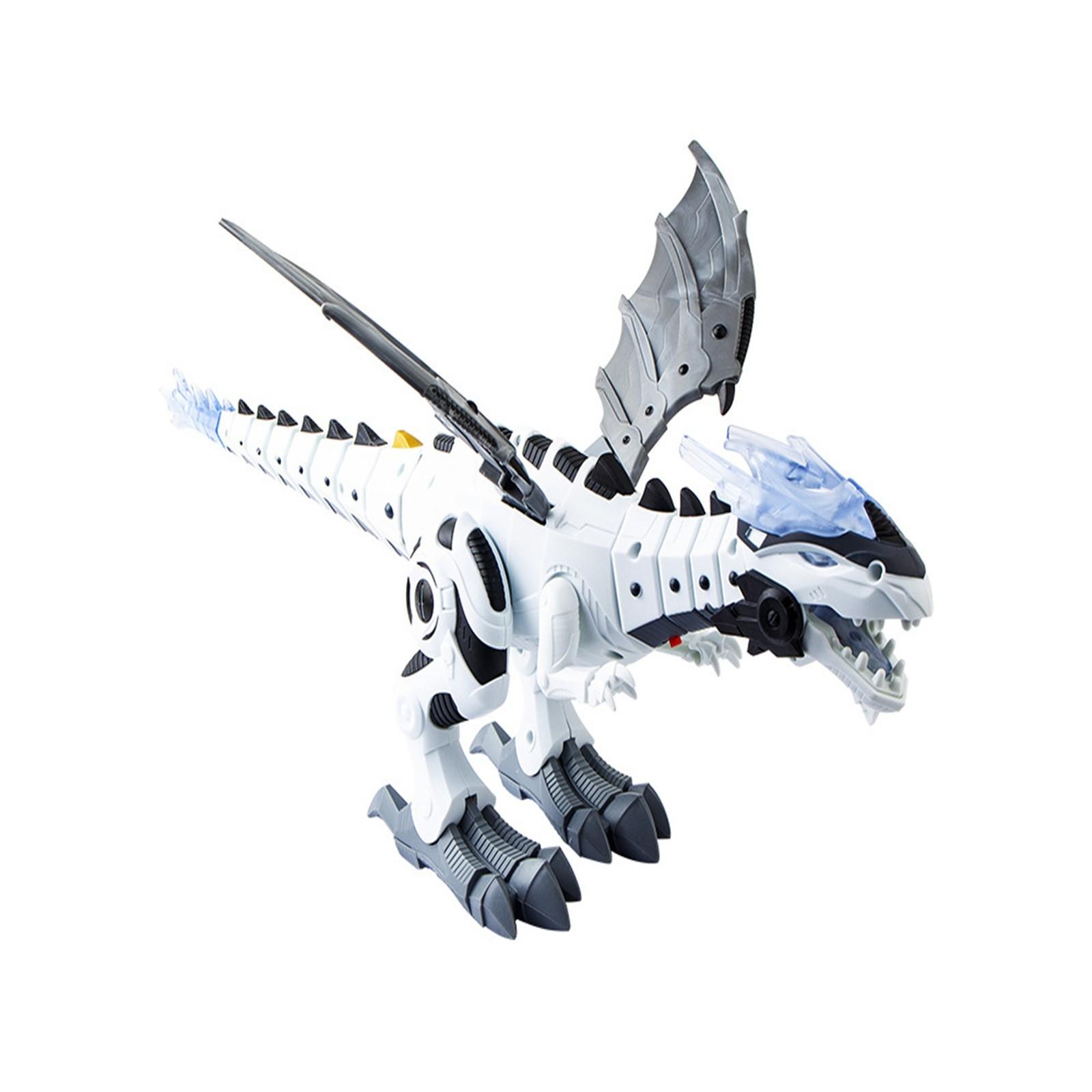 

Nikitas новый спрей динозавры робот птерозавры мультфильм прогулочные качели модель электронные умные динозавры игрушки подарок для детей One Size белый