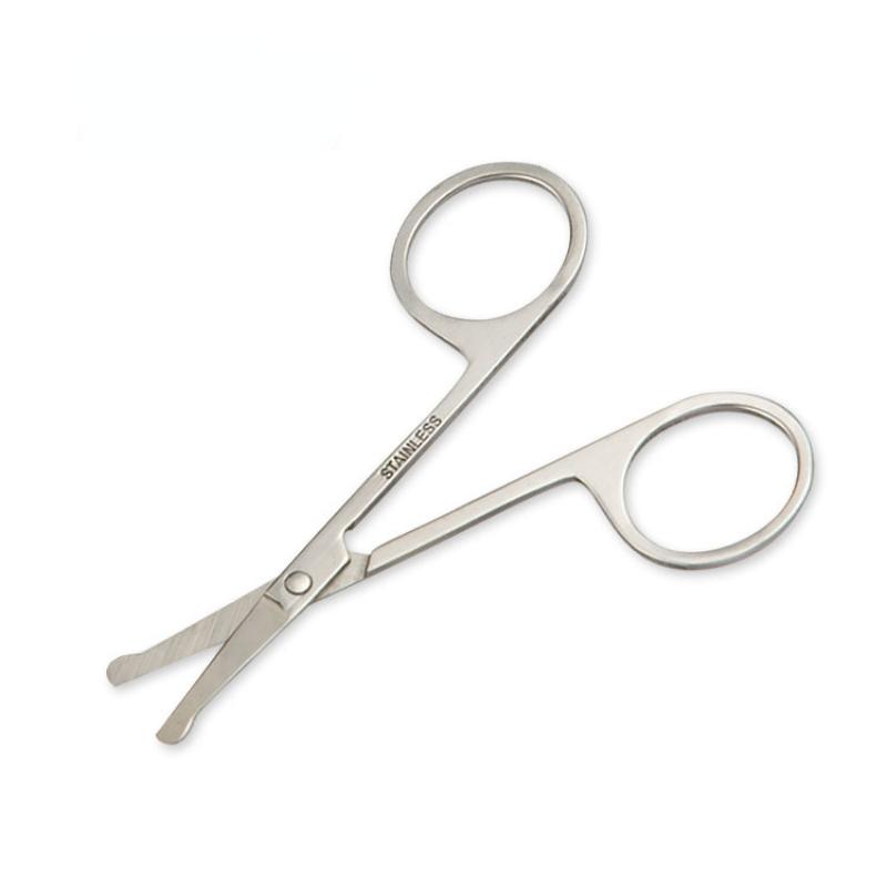 Professional Stainless Steel Scissors for Eyebrows, Nose Hair, and Sewing