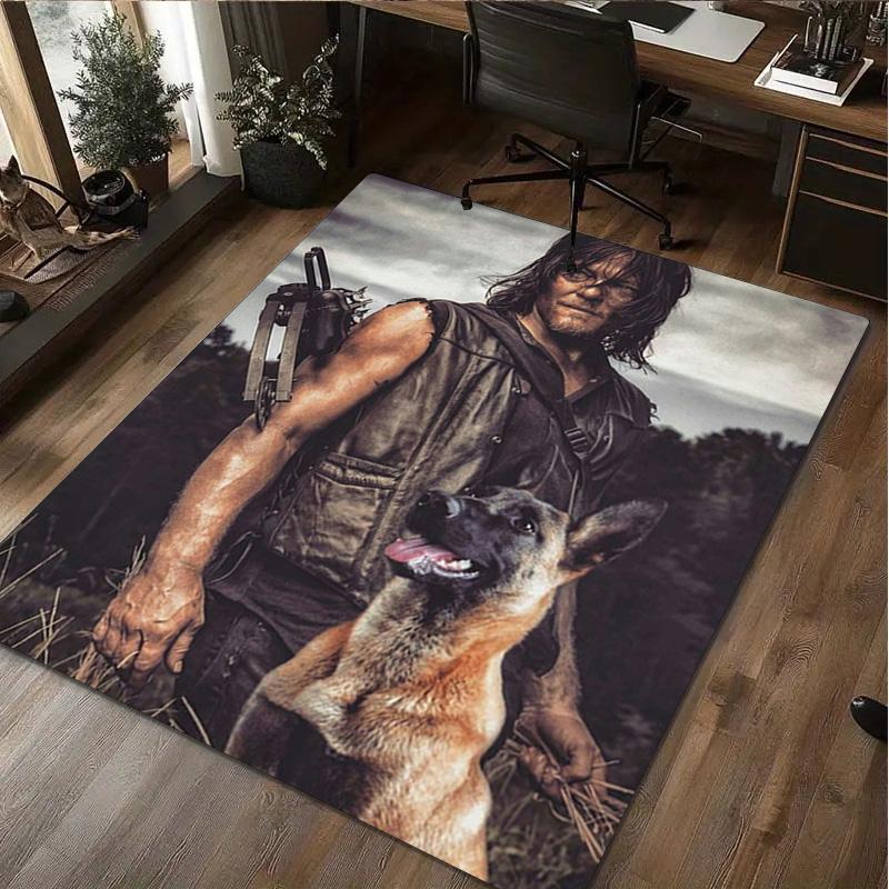 The Walking Dead  Rug - Home carpet Office Decorative Carpet For Living Room Bedroom Door Mat Floor Rug Computer Chair Area Rug