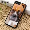 Krajews Boxer Dog Cute Funny Phone Case Cover For iPhone 14 5 SE 6s 7 8 plus XR XS 11 12 13 pro max Samsung Galaxy S21 S22ultra
