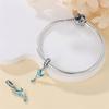 Authentic copper Charm Bead Charms Luxury Blue Bird Pendant Bead Charms Compatible With Bracelets Diy Women Making Delicate Gift Jewellery