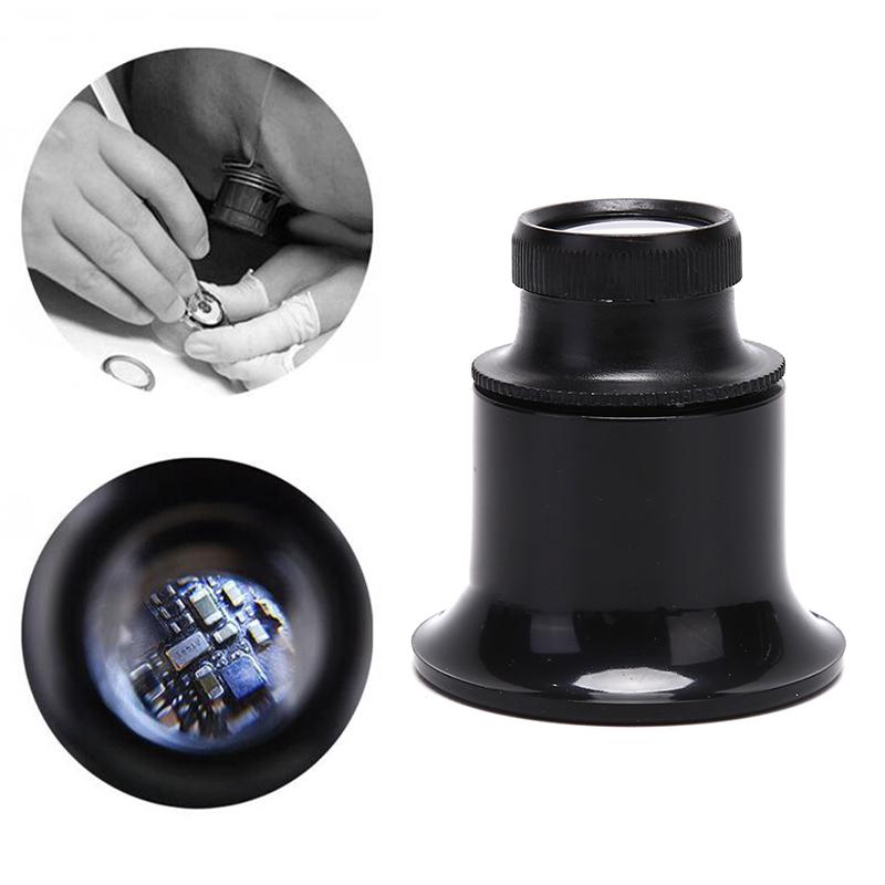 20X Magnifying Glass Eye Loupe Loop Optical Magnifier Jewelry Watch Repair Tool