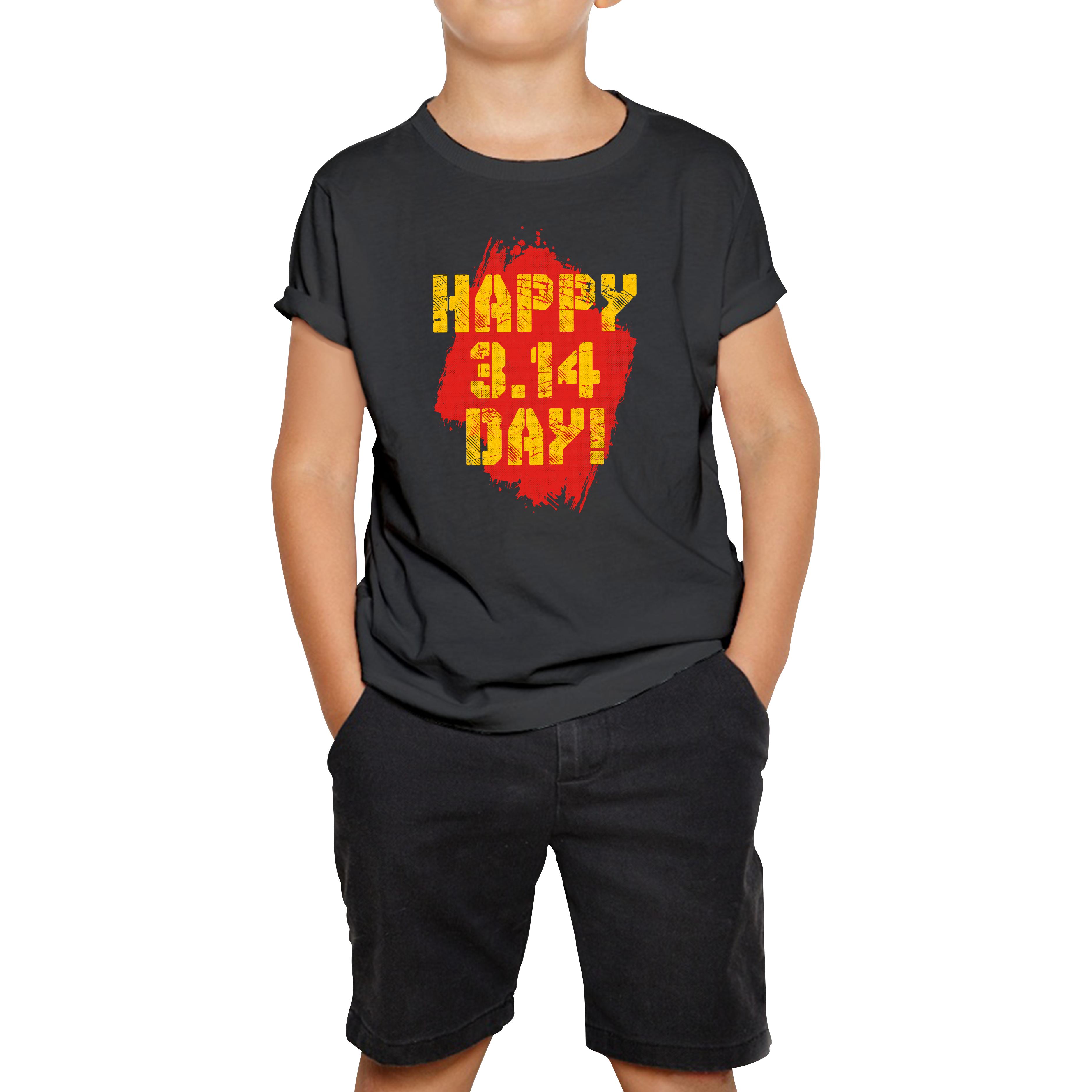 Happy Pi Day Happy 3.14 Day Maths Day World Book Day Math Teacher Mathematics Kids Tee 110