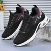 Shoes women's mesh breathable sneakers 2025 large size casual shoes lace-up air cushion not tired feet running shoes