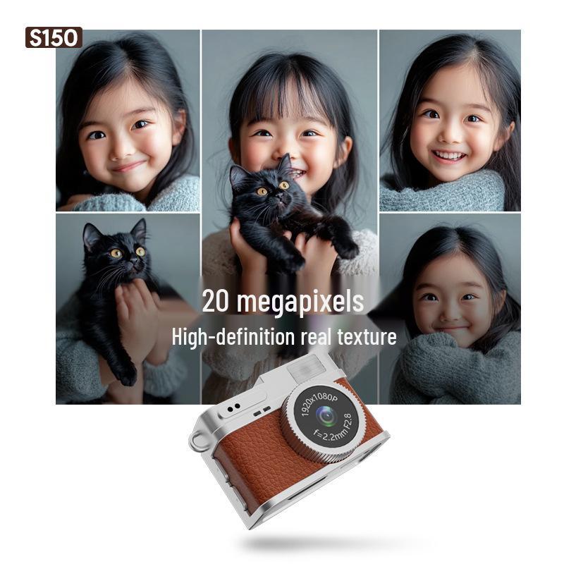 Retro Thumb S150 Student Portable SD Digital Camera with Screen