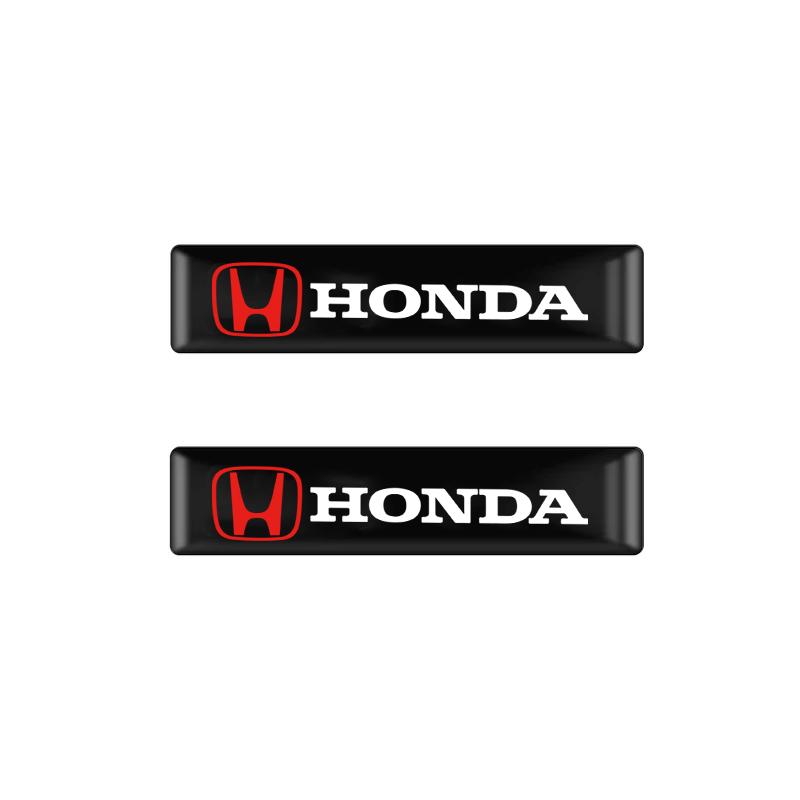 2/4/10Pcs 3D Car Badge Decorative Stickers For Honda Jazz HRV Prelude Insight Odyssey Vezel 5th City CRX Pilot B-series D-series