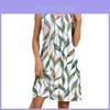 Casual Summer Dress With Pockets Fabric For Women Comfortable Fit
