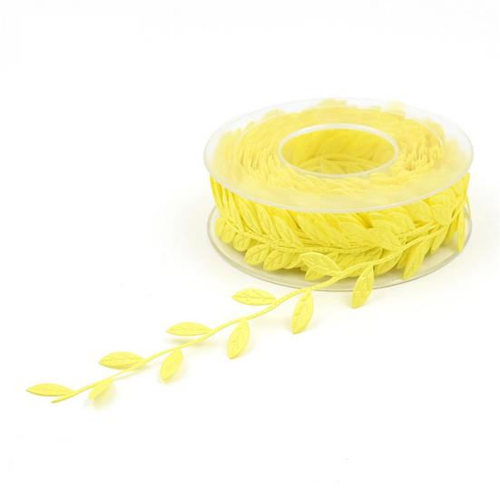 15m Leaves Ribbon Scrapbook DIY New Year Christmas Crafts Gift Wrapping Decor