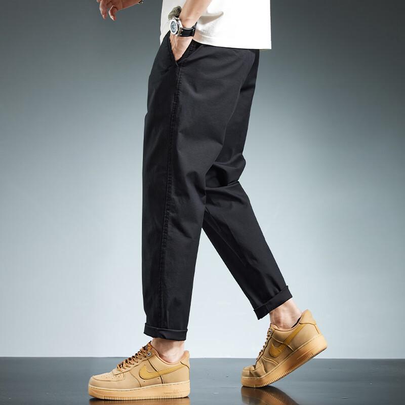 TonLion Men's 2025 Autumn Loose Straight Casual Trousers