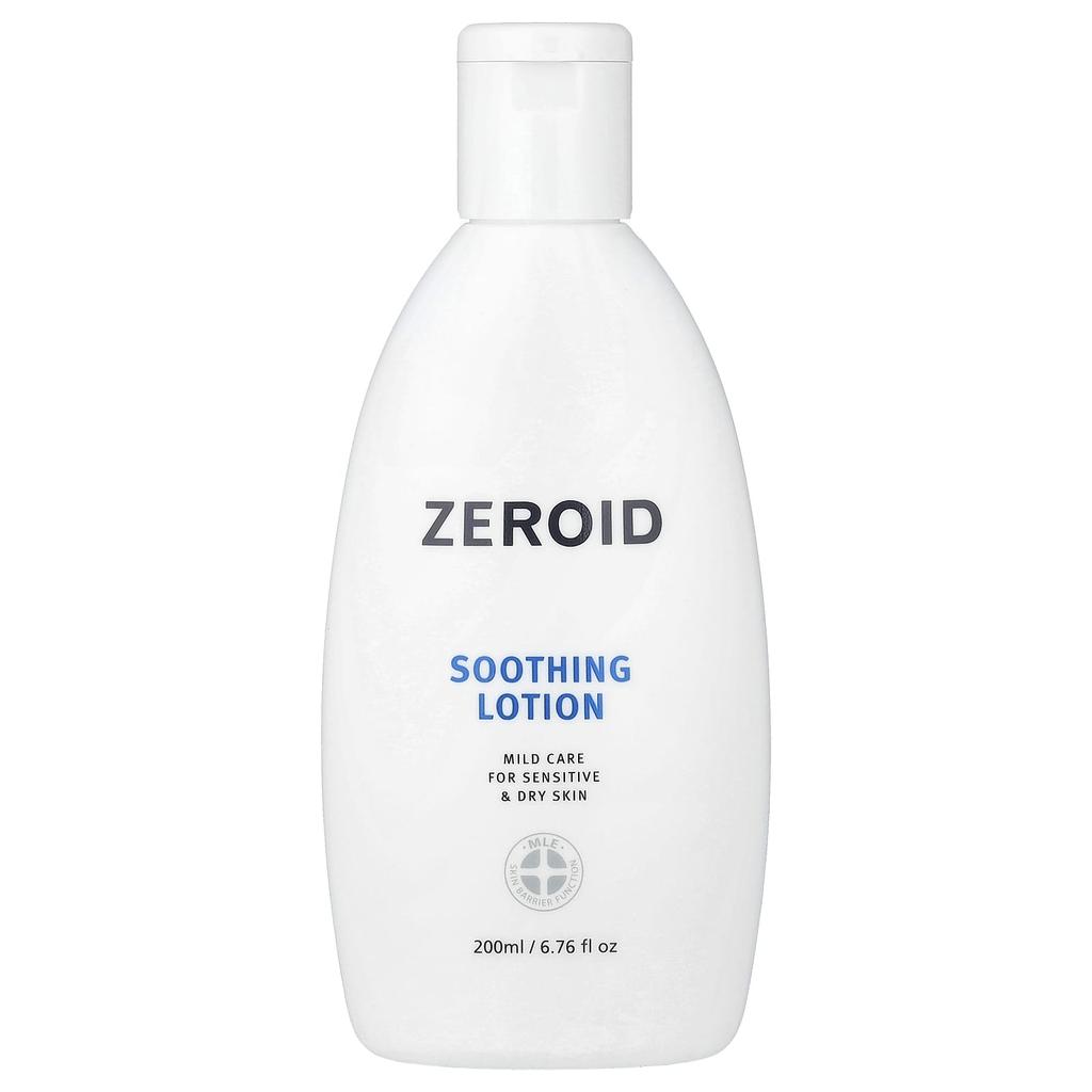 Zeroid, Soothing Lotion, For Sensitive and Dry Skin, , 200ml (6.76 fl oz)