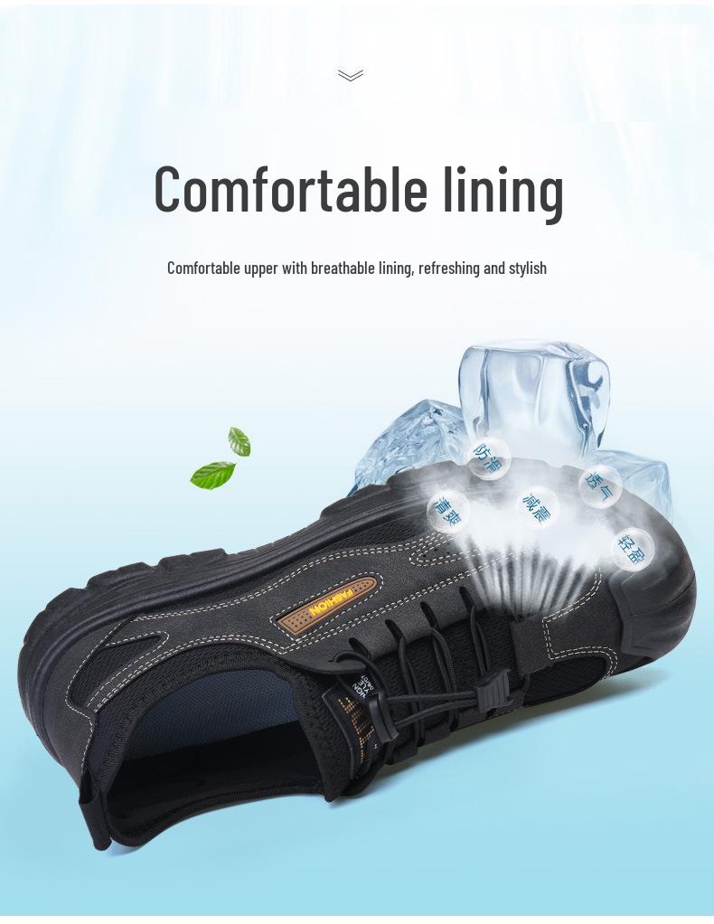 Men's Spring/Autumn Non-Slip Breathable Hiking Shoes - Versatile, Fashionable, Soft Sole, Wear-Resistant Casual Dad Shoes