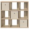 Sideboard with Drawers Sonoma Oak 73.5 x 24 x 69.5 cm