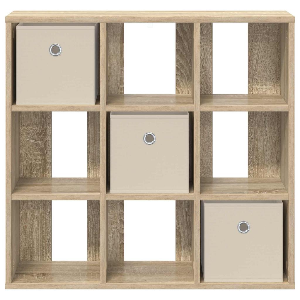 Sideboard with Drawers Sonoma Oak 73.5 x 24 x 69.5 cm