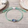 Bunte Freundschaftsbänder Kleiner Fisch Handgemachtes Geflochtenes Armband, Boho Süß Gewebtes Sommer Strand Handgelenk Zubehör Schnur Verstellbares Armband