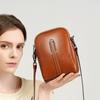 Small Bag Mini Exquisite Cowhide Mobile Phone Bag Genuine Leather Fashionable Versatile Design Sense Niche High Sense Messenger Bag