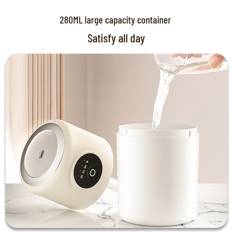 Portable Desktop Humidifier & Mini Air Purifier with Night Light for Office or Bedroom - High Mist Volume for Optimal Hydration