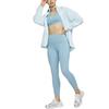 Nike Leggings Sportivi da Donna Universali Traspiranti ad Asciugatura Rapida a Vita Alta con Tasca a Nove Punti Leggings Blu Denim DQ5898-464