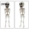 Halloween Party Supplies Posable Skeleton Decoration, 41 Inch Full Body Hanging Human with Decorative for Fireplace Movable Joints Yard Garden