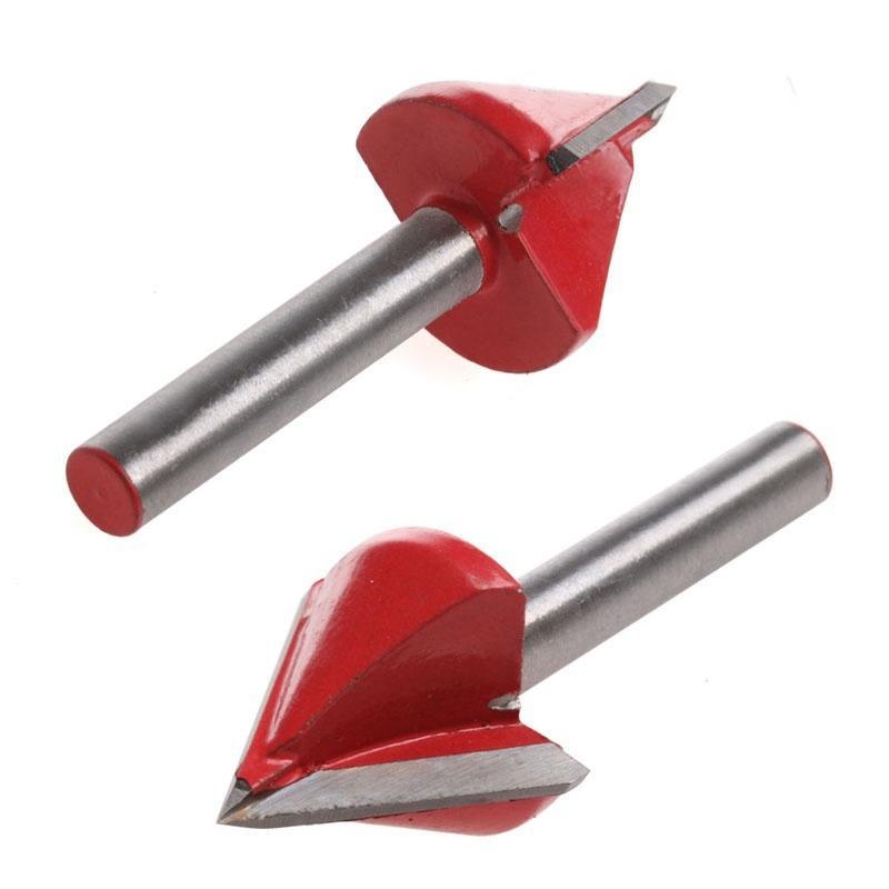 

60° 60 градусов Фрезерный станок с ЧПУ для гравировки V-образных пазов 6 мм x 10 мм или 6x22 мм 22mm