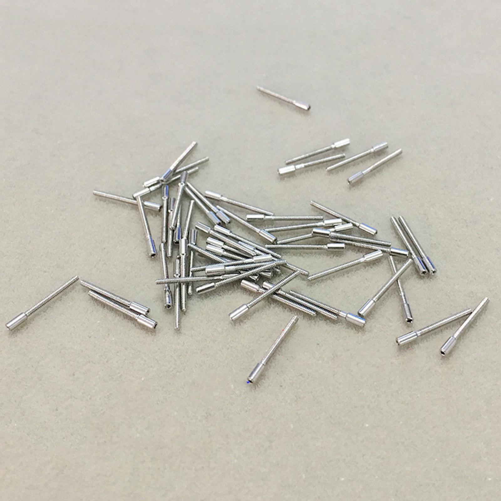 

100PCS Steel Wrist Watch Winder Winding Stem Extensions Extenders 0.9mm Watch Repair Tools Accessories United States