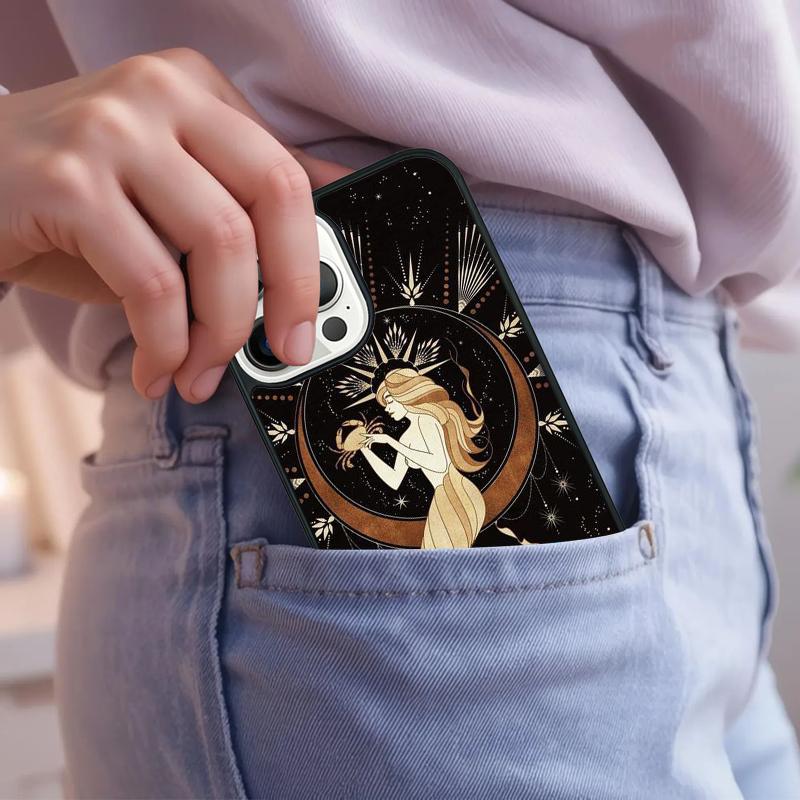 Astrology Tarot Cards Phone Case For iPhone 17 Air 15 16e 14 13 Pro Max Coque 12 11 Pro Max PLUS cover