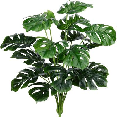 1 Stück Künstliche Blumen Großblättriger Baum Herbst Weihnachten Vasen für Heim-Hochzeitsdekoration Büro Schreibtischdeko Fotografie-Requisiten