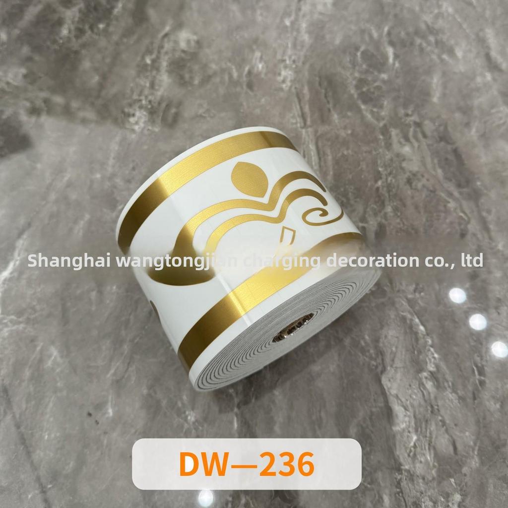 Silná role, Tapeta s panelem z mramorových dlaždic v evropském stylu, Samolepicí PVC imitace cihly, DIY odnímatelná, Podlahová a nástěnná ochranná lišta