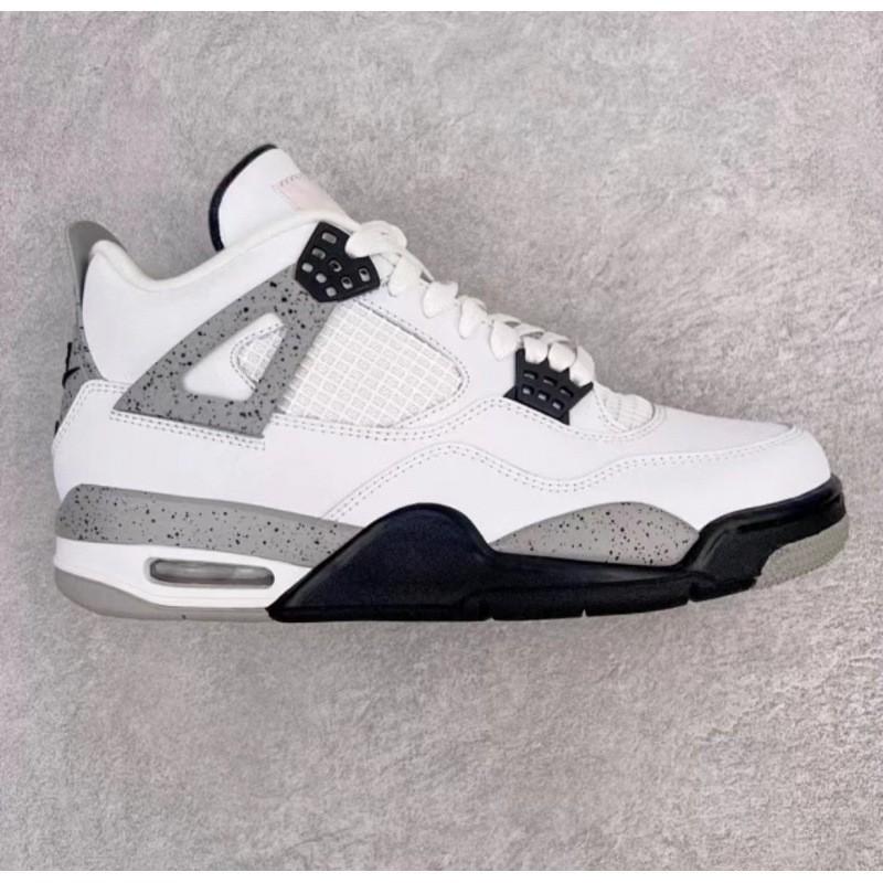 Men Women Basketball Shoes Mid-Top Sneakers With Air Cushion Support Red Blue Split Color Black Cement Paris Style