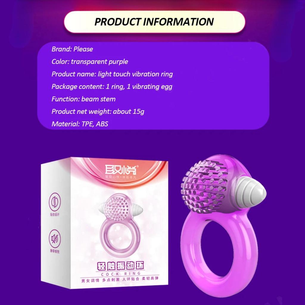 Vibrační erekční kroužek stimulátor klitorisu Silný penis Vztyčený erekční kroužek erekce erekce pro zlepšení oddálení ejakulace Sexuální hračky pro muže