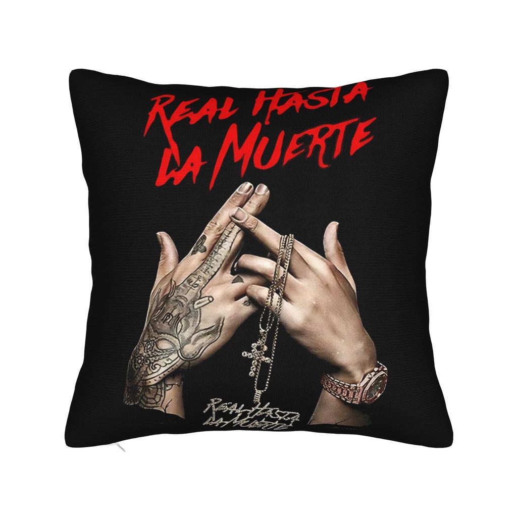 Puerto Rican Rapper A-Anuel AA Pillowcases  Retro Trendy Pillow Case For Sofa Car Home Decor Soft Pillow Cover